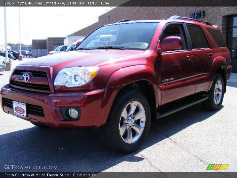 Salsa Red Pearl / Taupe 2006 Toyota 4Runner Limited 4x4
