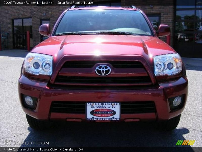 Salsa Red Pearl / Taupe 2006 Toyota 4Runner Limited 4x4