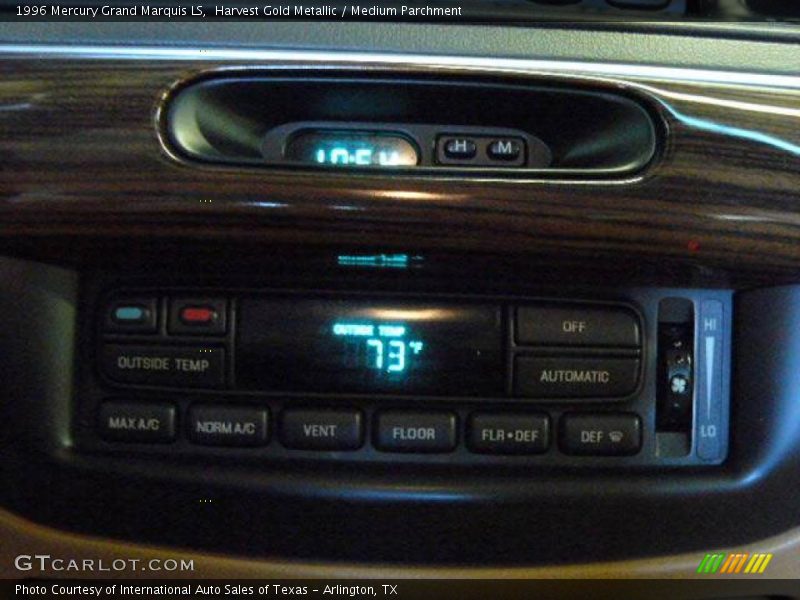 Harvest Gold Metallic / Medium Parchment 1996 Mercury Grand Marquis LS