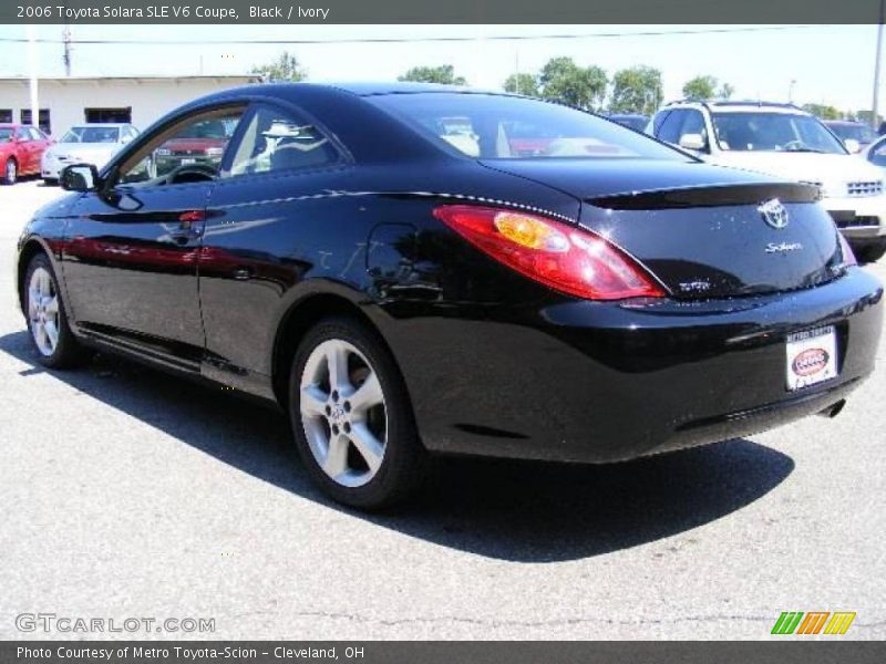 Black / Ivory 2006 Toyota Solara SLE V6 Coupe