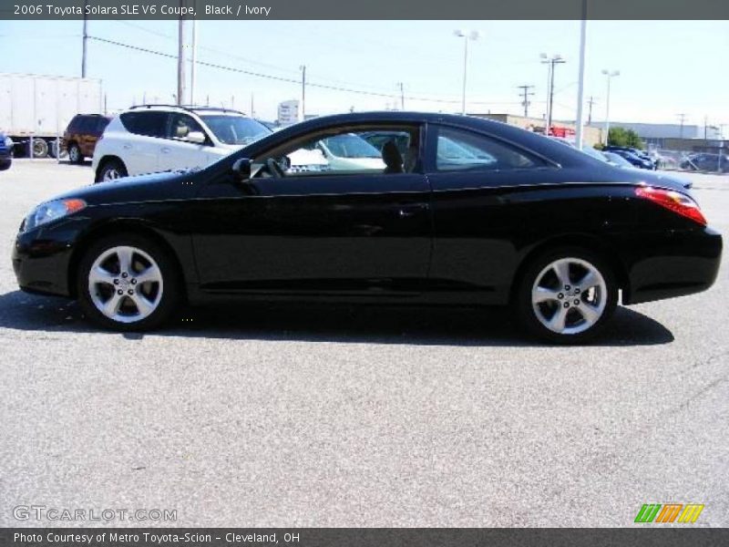 Black / Ivory 2006 Toyota Solara SLE V6 Coupe