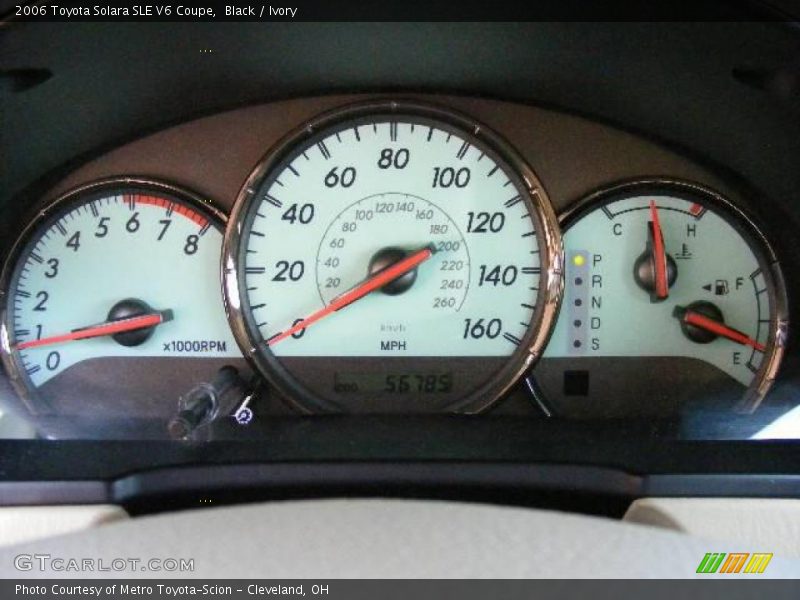 Black / Ivory 2006 Toyota Solara SLE V6 Coupe