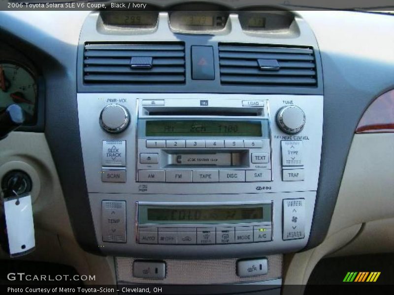 Black / Ivory 2006 Toyota Solara SLE V6 Coupe