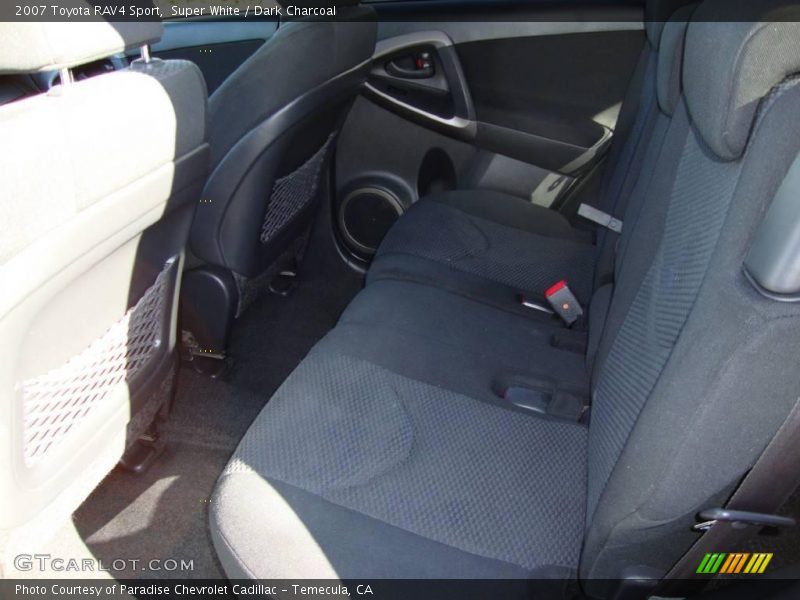 Super White / Dark Charcoal 2007 Toyota RAV4 Sport
