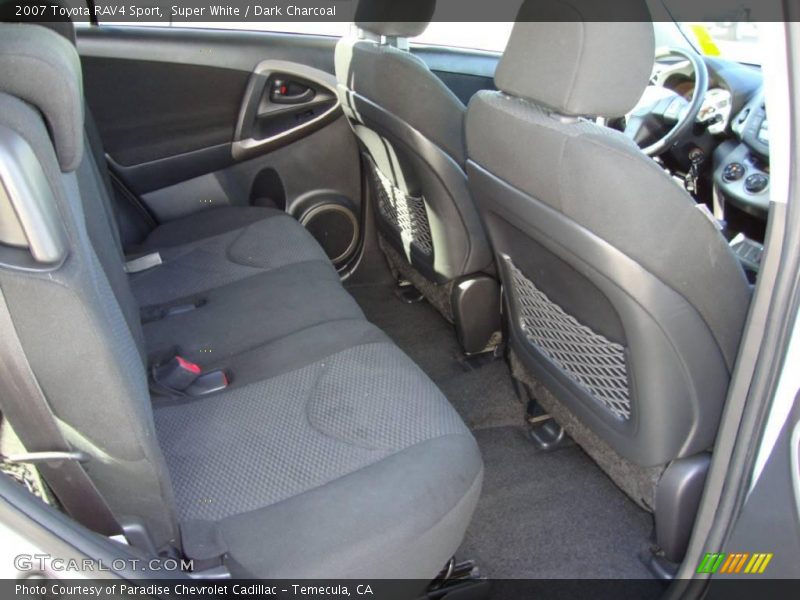 Super White / Dark Charcoal 2007 Toyota RAV4 Sport