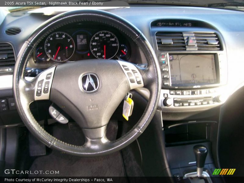 Nighthawk Black Pearl / Ebony 2005 Acura TSX Sedan