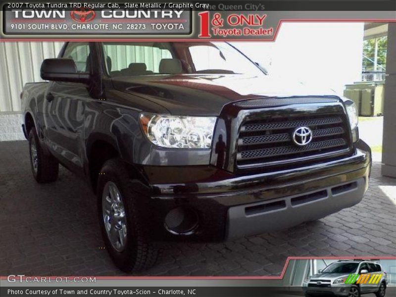 Slate Metallic / Graphite Gray 2007 Toyota Tundra TRD Regular Cab