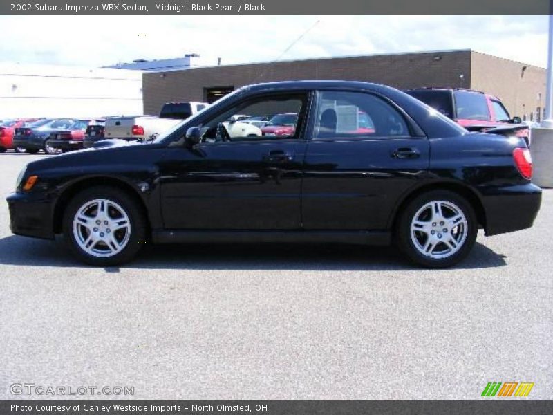 Midnight Black Pearl / Black 2002 Subaru Impreza WRX Sedan