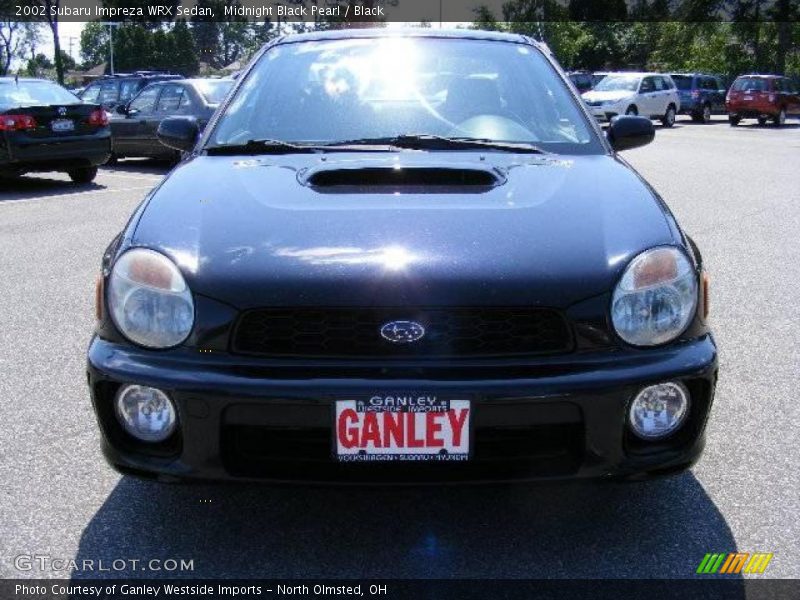 Midnight Black Pearl / Black 2002 Subaru Impreza WRX Sedan