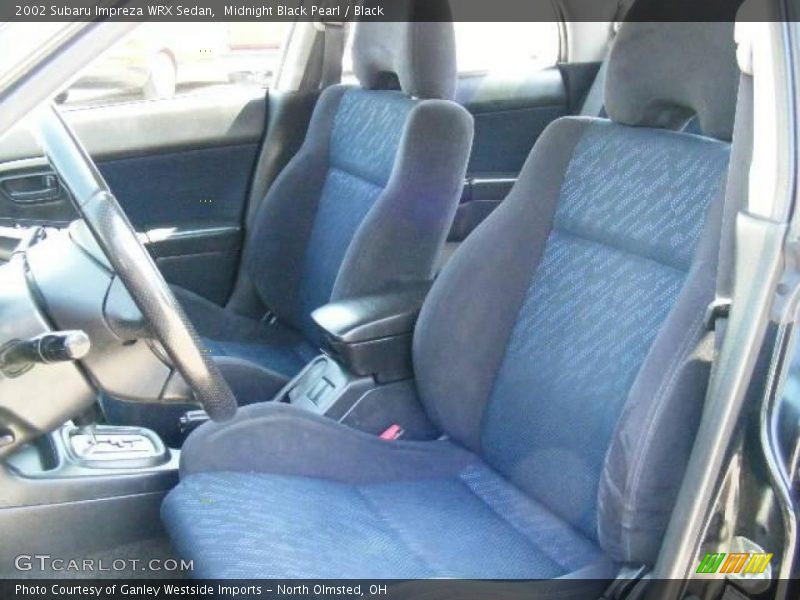 Midnight Black Pearl / Black 2002 Subaru Impreza WRX Sedan