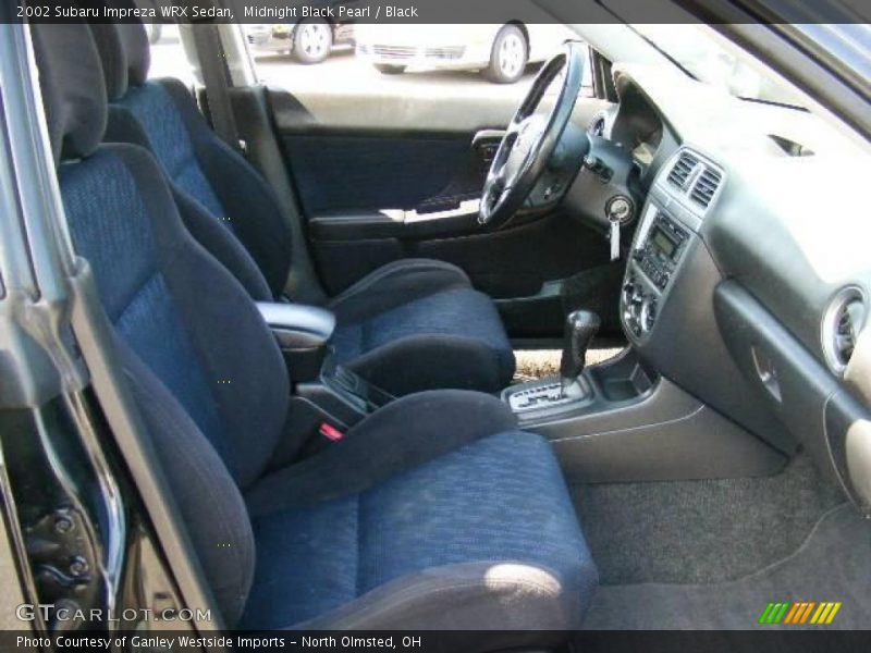 Midnight Black Pearl / Black 2002 Subaru Impreza WRX Sedan