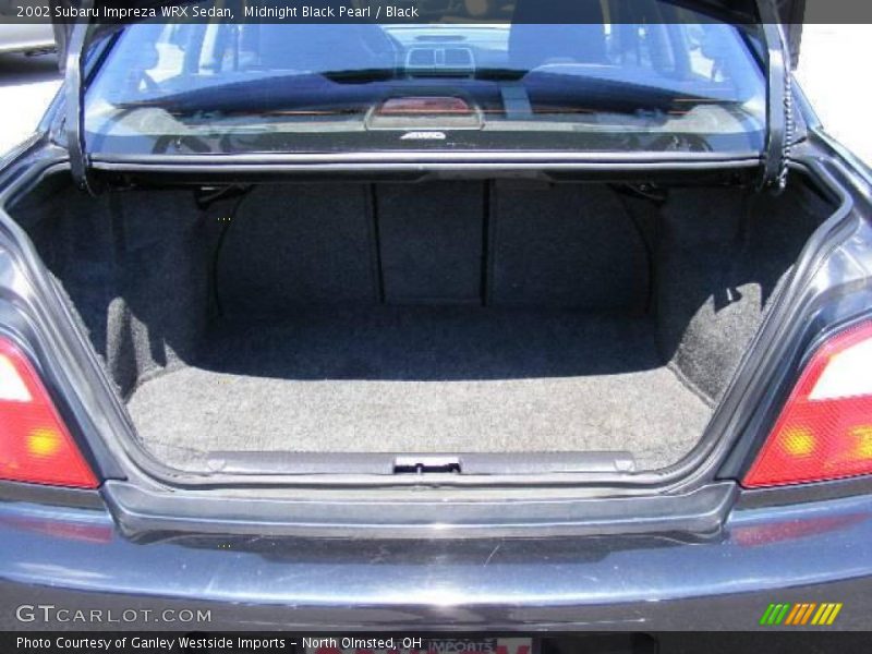 Midnight Black Pearl / Black 2002 Subaru Impreza WRX Sedan