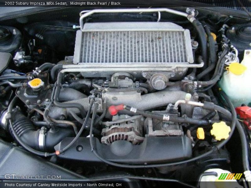 Midnight Black Pearl / Black 2002 Subaru Impreza WRX Sedan