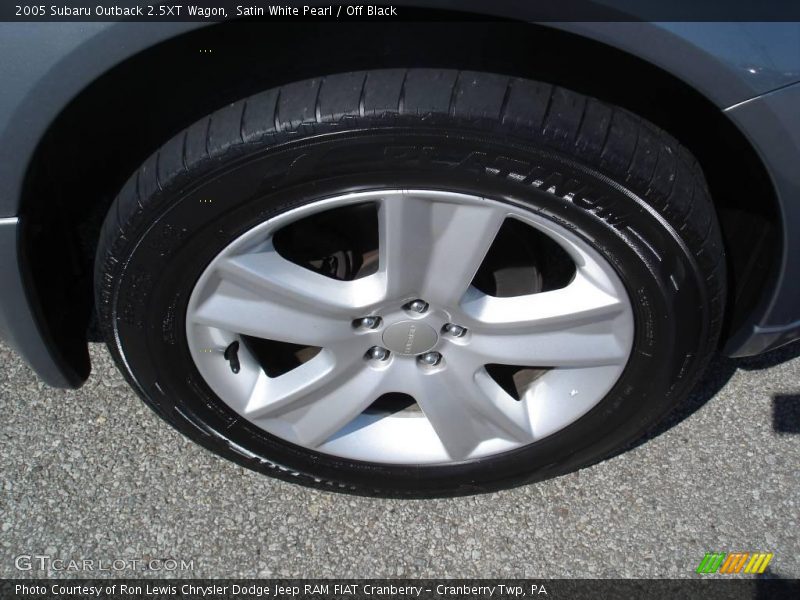 Satin White Pearl / Off Black 2005 Subaru Outback 2.5XT Wagon