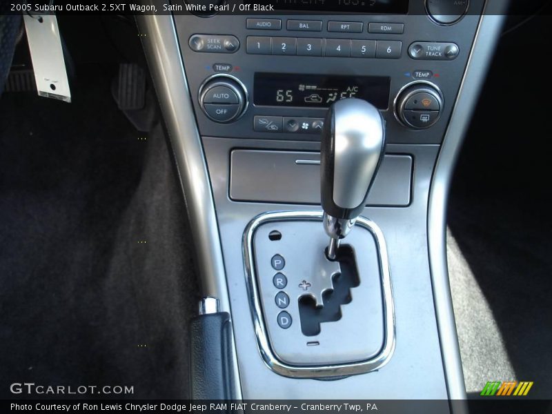 Satin White Pearl / Off Black 2005 Subaru Outback 2.5XT Wagon