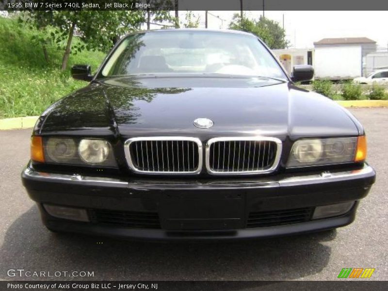 Jet Black / Beige 1995 BMW 7 Series 740iL Sedan