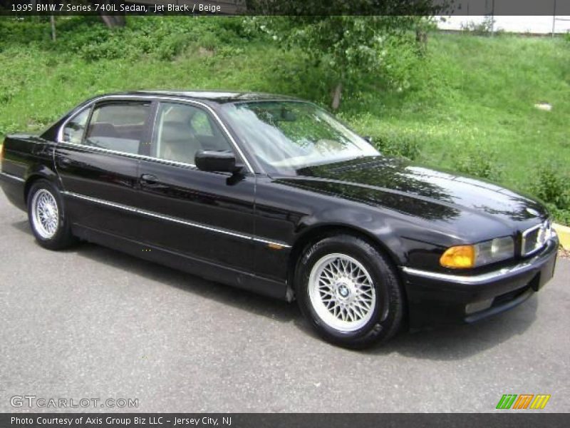 Jet Black / Beige 1995 BMW 7 Series 740iL Sedan