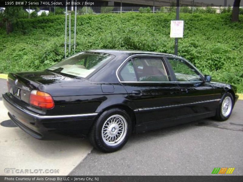 Jet Black / Beige 1995 BMW 7 Series 740iL Sedan
