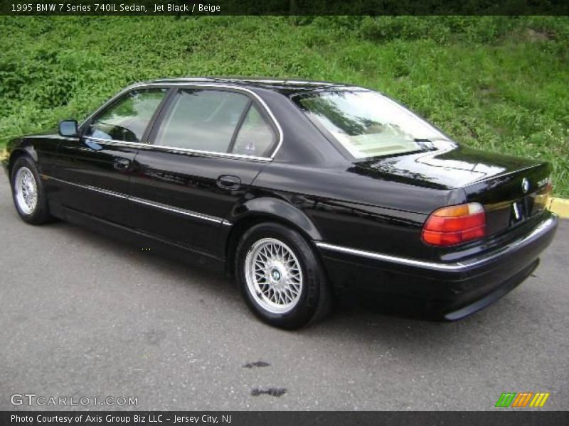 Jet Black / Beige 1995 BMW 7 Series 740iL Sedan