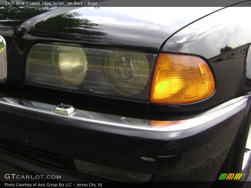 Jet Black / Beige 1995 BMW 7 Series 740iL Sedan