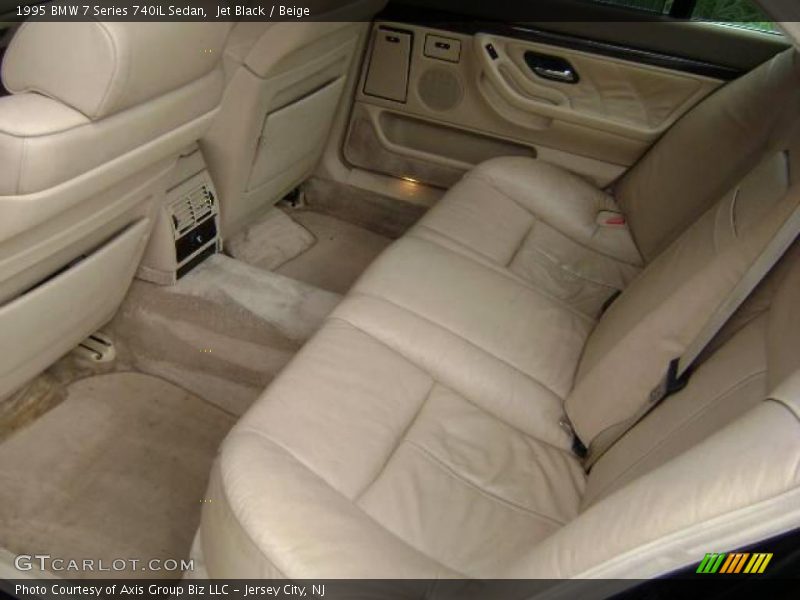 Jet Black / Beige 1995 BMW 7 Series 740iL Sedan