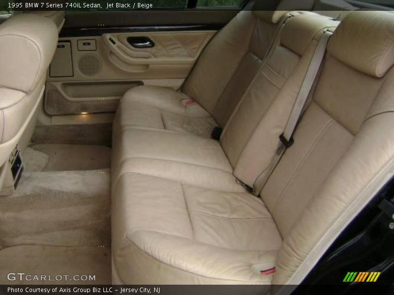 Jet Black / Beige 1995 BMW 7 Series 740iL Sedan