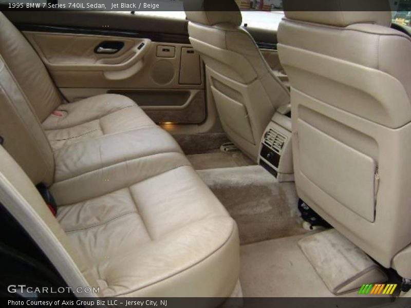 Jet Black / Beige 1995 BMW 7 Series 740iL Sedan