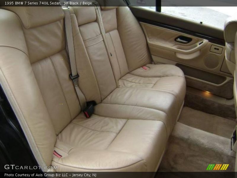 Jet Black / Beige 1995 BMW 7 Series 740iL Sedan