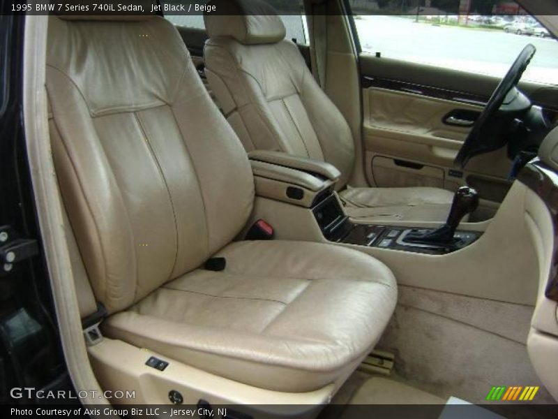 Jet Black / Beige 1995 BMW 7 Series 740iL Sedan
