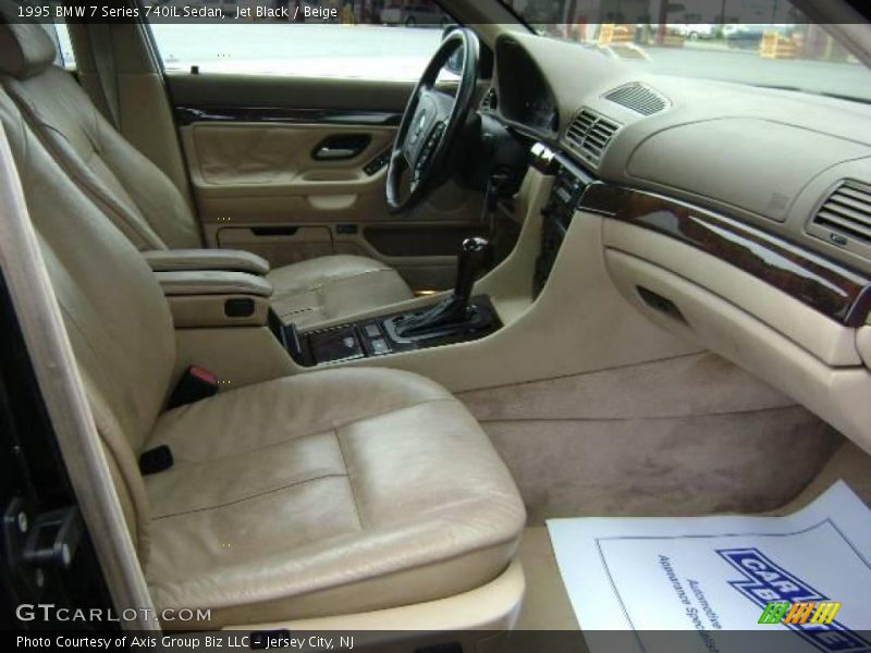 Jet Black / Beige 1995 BMW 7 Series 740iL Sedan