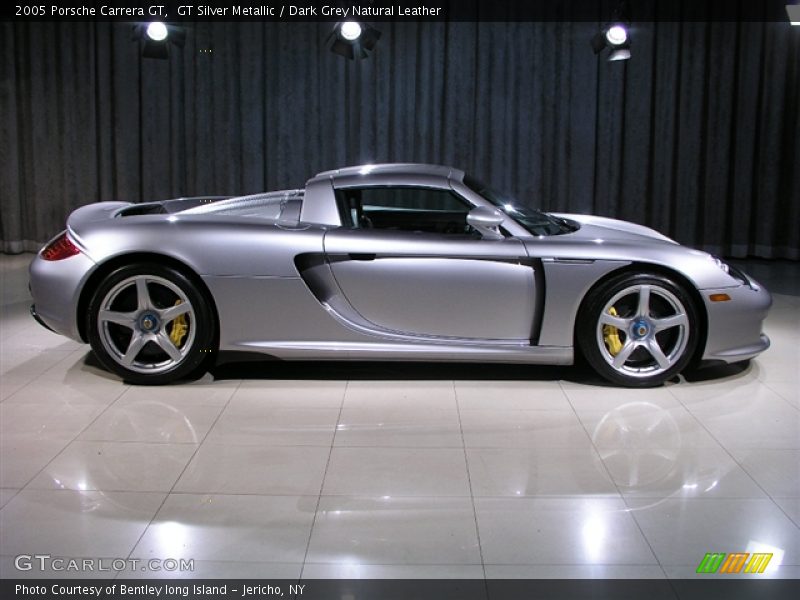 GT Silver Metallic / Dark Grey Natural Leather 2005 Porsche Carrera GT