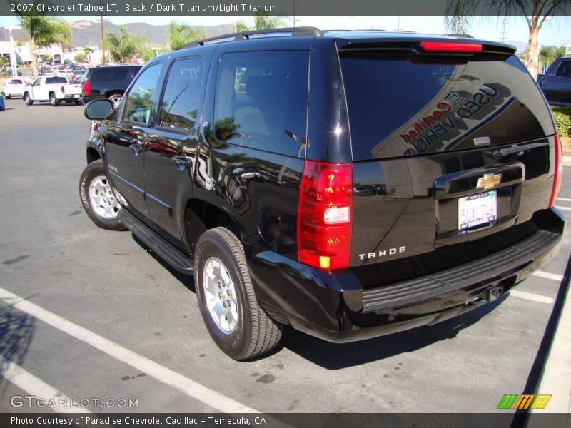 Black / Dark Titanium/Light Titanium 2007 Chevrolet Tahoe LT