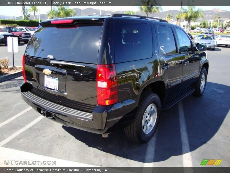 Black / Dark Titanium/Light Titanium 2007 Chevrolet Tahoe LT