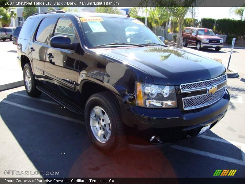 Black / Dark Titanium/Light Titanium 2007 Chevrolet Tahoe LT