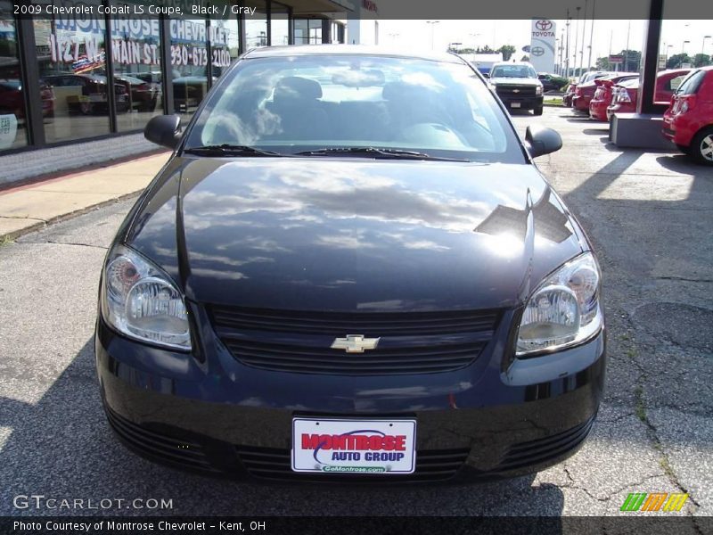 Black / Gray 2009 Chevrolet Cobalt LS Coupe