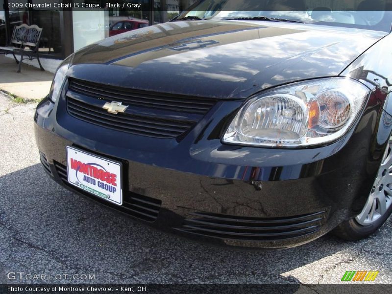 Black / Gray 2009 Chevrolet Cobalt LS Coupe