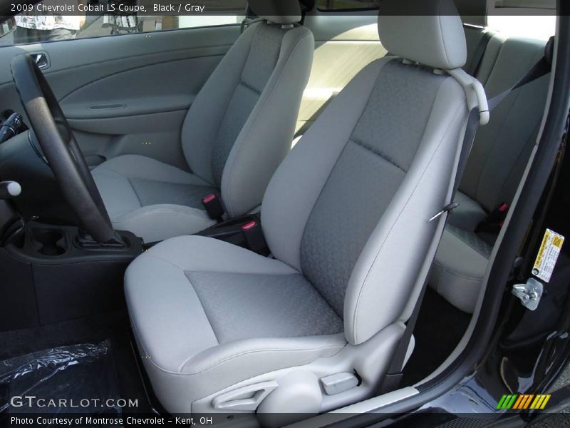 Black / Gray 2009 Chevrolet Cobalt LS Coupe