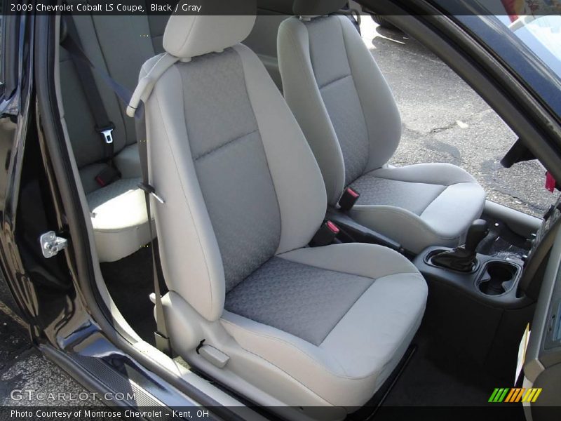 Black / Gray 2009 Chevrolet Cobalt LS Coupe