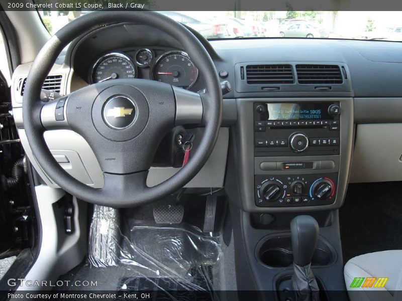 Black / Gray 2009 Chevrolet Cobalt LS Coupe