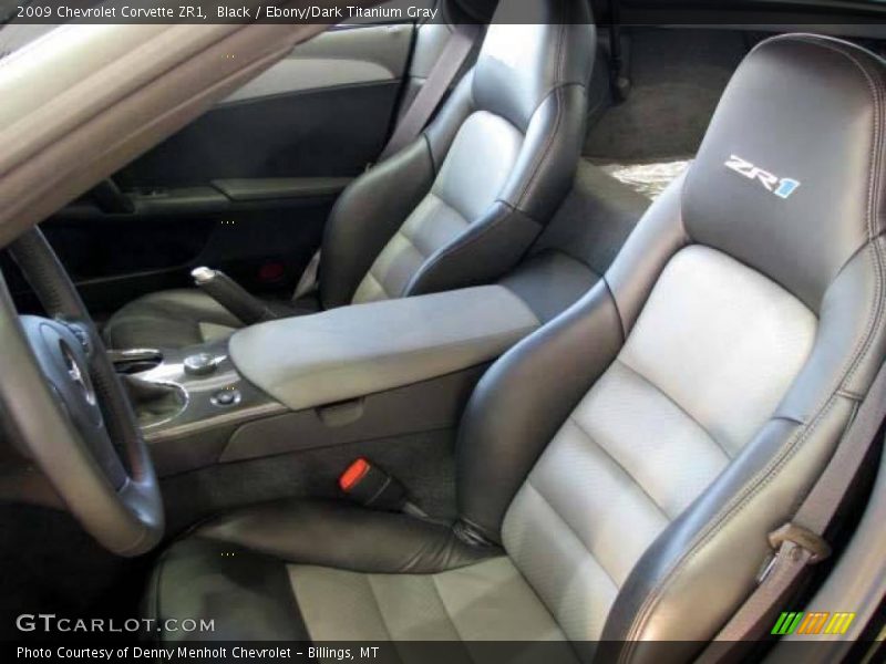 Black / Ebony/Dark Titanium Gray 2009 Chevrolet Corvette ZR1