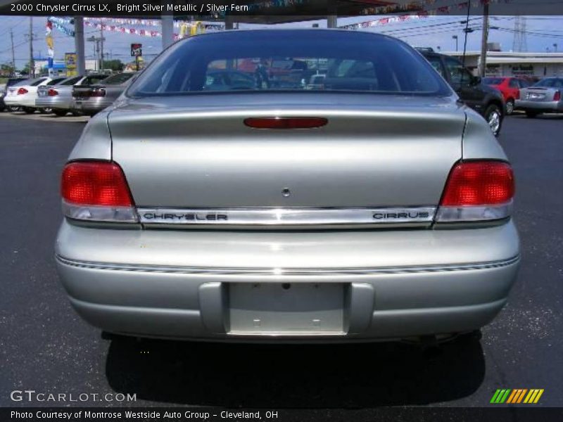 Bright Silver Metallic / Silver Fern 2000 Chrysler Cirrus LX