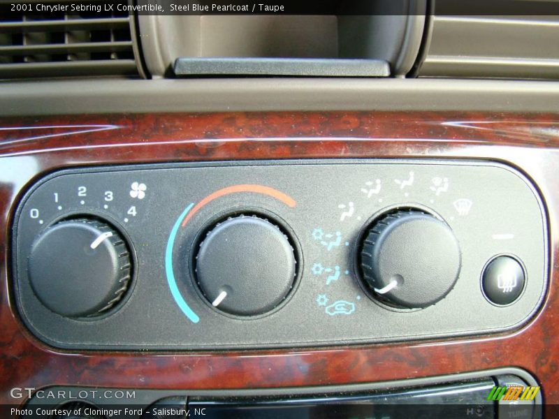 Steel Blue Pearlcoat / Taupe 2001 Chrysler Sebring LX Convertible