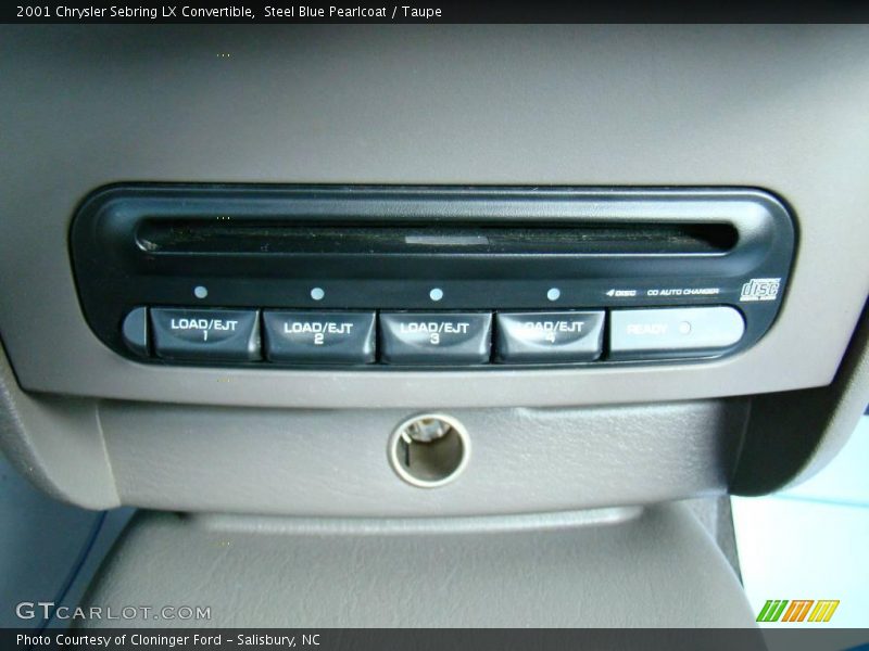 Steel Blue Pearlcoat / Taupe 2001 Chrysler Sebring LX Convertible