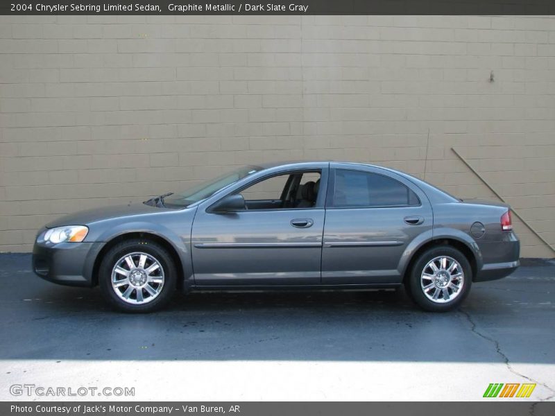 Graphite Metallic / Dark Slate Gray 2004 Chrysler Sebring Limited Sedan