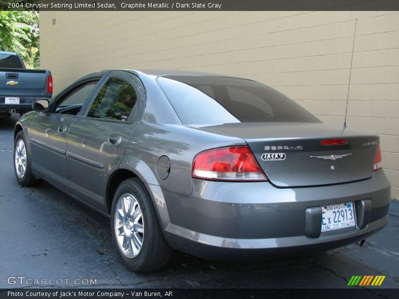 Graphite Metallic / Dark Slate Gray 2004 Chrysler Sebring Limited Sedan