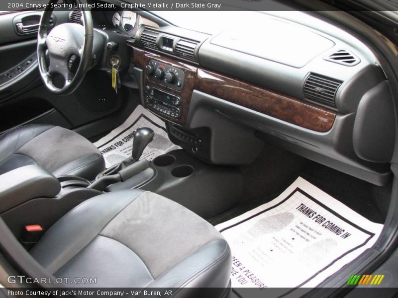 Graphite Metallic / Dark Slate Gray 2004 Chrysler Sebring Limited Sedan