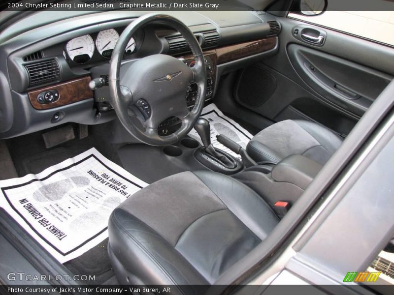 Graphite Metallic / Dark Slate Gray 2004 Chrysler Sebring Limited Sedan