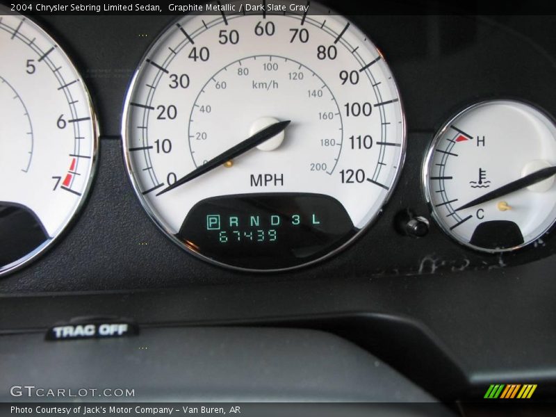 Graphite Metallic / Dark Slate Gray 2004 Chrysler Sebring Limited Sedan