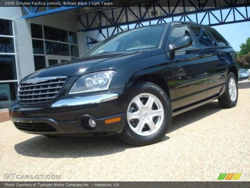 Brilliant Black / Light Taupe 2006 Chrysler Pacifica Limited