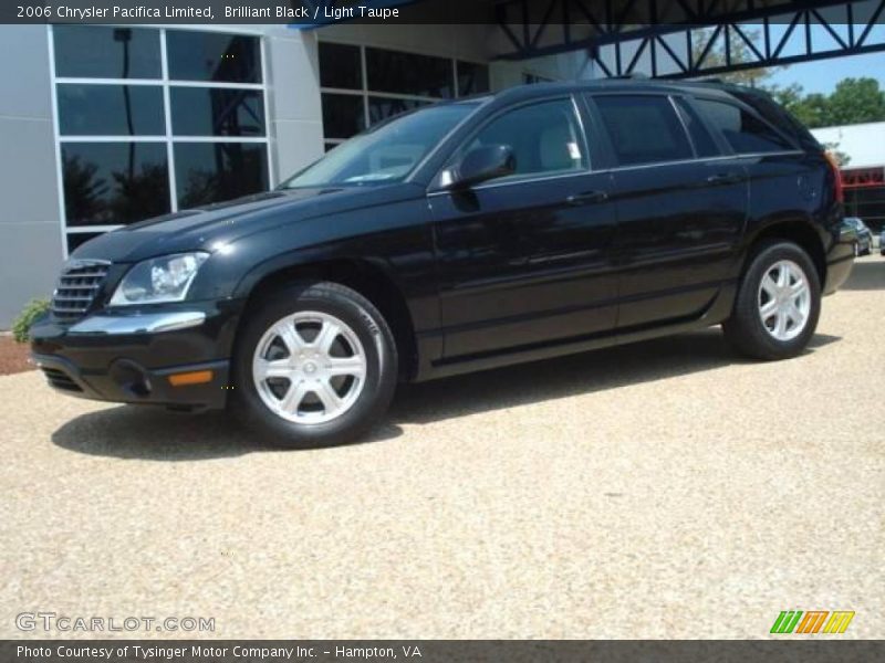 Brilliant Black / Light Taupe 2006 Chrysler Pacifica Limited